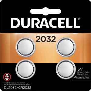 Duracell DL2032B4CT 2032 3V Lithium Battery DURDL2032B4CT