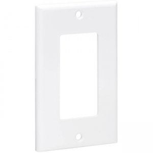 Tripp Lite N042D-100-WH Single-Gang Faceplate, Decora Style - Vertical, White