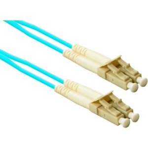 ENET LC2-OM4-.5M-ENC Fiber Optic Duplex Patch Network Cable