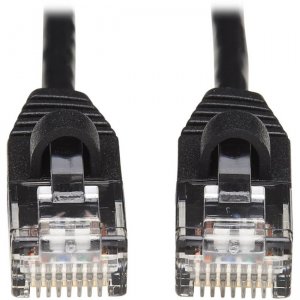 Tripp Lite N261-S20-BK Cat6a 10G Snagless Molded Slim UTP Ethernet Cable (RJ45 M/M), Black, 20 ft