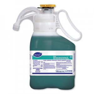 Diversey DVO101102189 Crew Restroom Floor and Surface SC Non-Acid Disinfectant Cleaner, Fresh, 1.4 L Bottle, 2/Carton