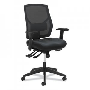 HON BSXVL582SB11T Crio High-Back Task Chair with Asynchronous Control, Supports up to 250 lbs., Black Seat/Black Back, Black