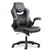 Sadie BSXVST911 9-One-One High-Back Racing Style Chair with Flip-Up Arms, Supports up to 225 lbs., Black