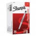 Sharpie SAN2082960 Ultra Fine Tip Permanent Marker, Black, 36/Pack