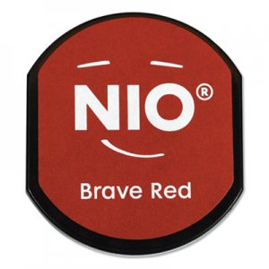 NIO COS071513 Ink Pad for NIO Stamp with Voucher, Brave Red