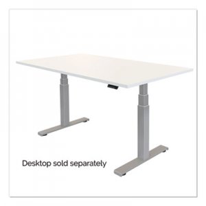 Fellowes FEL9682001 Cambio Height Adjustable Desk Base, 72" x 30" x 24.75" to 50.25", Silver