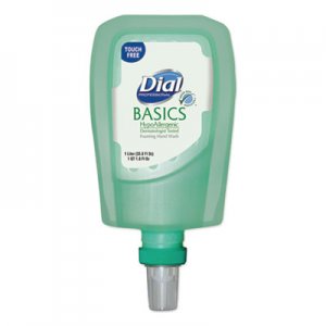 Dial Professional DIA16722 FIT Basics Hypoallergenic Foaming Hand Wash Universal Touch Free Refill, Honeysuckle, 1,000 mL Refill, 3/Carton