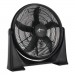 Alera ALEFAN203 20" Super-Circulator 3-Speed Tilt Fan, Plastic, Black