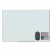 U Brands UBR3975U0001 Floating Glass Dry Erase Board, 36 x 24, White
