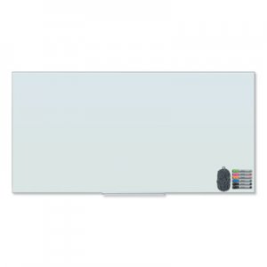 U Brands UBR3978U0001 Floating Glass Dry Erase Board, 72 x 36, White