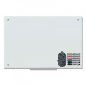 U Brands UBR3970U0001 Magnetic Glass Dry Erase Board Value Pack, 36 x 24, White