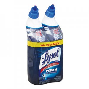 LYSOL Brand RAC98016PK Disinfectant Toilet Bowl Cleaner, Wintergreen, 24 oz Bottle, 2/Pack