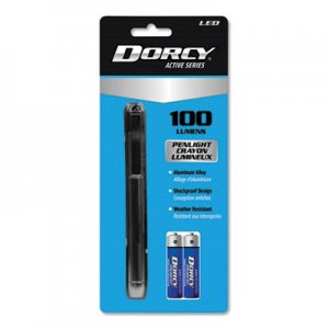 Dorcy DCY411218 100 Lumen LED Penlight, 2 AAA Batteries (Included), Silver