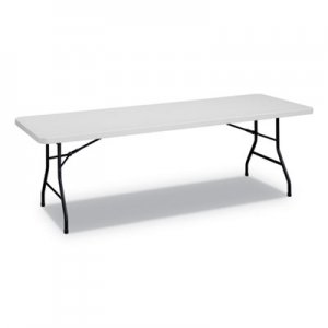Alera ALEPT9630G Rectangular Plastic Folding Table, 96w x 30d x 29 1/4h, Gray