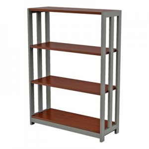 Linea Italia LITTR735CH Trento Line Bookcase, 31 1/2w x 11 1/2d x 43 1/4h, Cherry