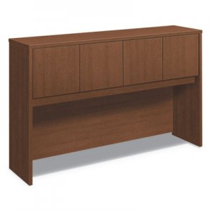 HON HONLM60HUTF Foundation Hutch with Doors, Compartment, 60w x 14.63d x 37.13h, Shaker Cherry