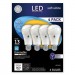 GE GEL67615 LED Soft White A19 Dimmable Light Bulb, 10 W, 4/Pack
