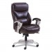 SertaPedic SRJ49416BRW Emerson Big and Tall Task Chair, Supports up to 400 lbs., Brown Seat/Brown Back, Silver Base