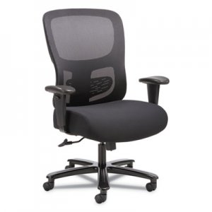 Sadie BSXVST141 1-Fourty-One Big and Tall Mesh Task Chair, Supports up to 350 lbs., Black Seat/Black Back