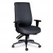 Alera ALEHPM4101 Alera Wrigley Series High Performance High-Back Multifunction Task Chair, Up to 275 lbs, Black Seat/Back, Black