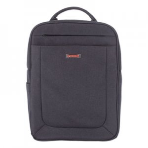 Swiss Mobility SWZBKP1012SMCH Cadence 2 Section Business Backpack, For Laptops 15.6", 6" x 6" x 17", Charcoal