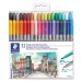 Staedtler STD320TB72LU Double Ended Markers, Assorted Bullet Tips, Assorted Colors, 72/Pack