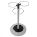 Alba ABAPMFLOWERN Flower Umbrella Stand, 13.75w x 13.75d x 25.5h, Black/Silver