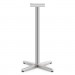 HON HONCT42MXPR8 Arrange X-Leg Base for 30-36" Tops, 25.59w x 25.59d x 40h, Silver