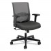 HON HONCMZ1ACU19 Convergence Mid-Back Task Chair with Swivel-Tilt Control, Supports up to 275 lbs, Iron Ore Seat, Black