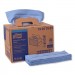 Tork TRK13247501 Industrial Paper Wiper, 4-Ply, 12.8 x 16.5, Blue, 180/Carton