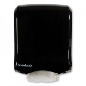 Boardwalk BWK1500 Ultrafold Multifold/C-Fold Towel Dispenser, 11.75 x 6.25 x 18, Black Pearl