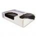 Heritage HERH4823HK Linear Low-Density Can Liners, 10 gal, 0.55 mil, 24 x 23, Black, 500/Carton