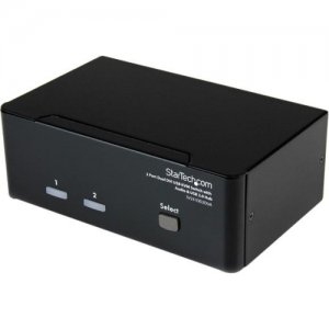StarTech.com SV231DD2DUA 2 Port Dual DVI USB KVM Switch with Audio & USB Hub