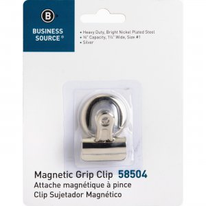 Business Source 58504 Magnetic Grip Clips BSN58504