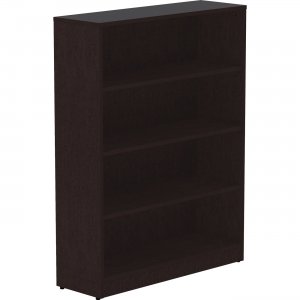 Lorell 18227 Essentials Espresso Laminate Bookcase LLR18227