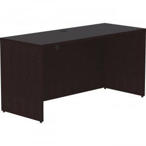 Lorell 18213 Essentials Espresso Laminate Credenza Shell LLR18213