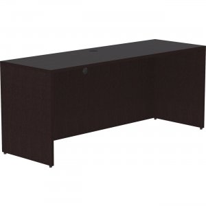 Lorell 18212 Essentials Espresso Laminate Credenza Shell LLR18212