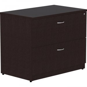 Lorell 18223 Essentials Espresso Laminate Lateral File LLR18223