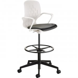 Safco 7014WH Shell Extended-Height Chair SAF7014WH