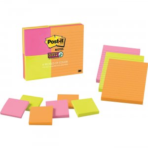 Post-it 46339SSAU Rio de Janeiro Super Sticky Notes Combo MMM46339SSAU