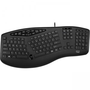 Adesso AKB-160UB TruForm Media 160 - Ergonomic Desktop Keyboard