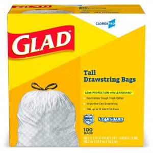 Glad 78526PL Strong Tall Kitchen Trash Bags CLO78526PL