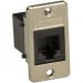 Black Box FMT1080 Panel-Mount Coupler - Unshielded, RJ11, 4-Wire, Black