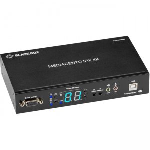 Black Box VX-HDMI-4KIP-TX MediaCento IPX 4K Transmitter - HDMI, USB, Serial, IR, Audio