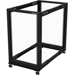 StarTech.com 4POSTRACK18U 18U Open Frame Rack - 4 Post - Adjustable Depth