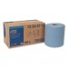 Tork TRK13244101 Industrial Paper Wiper, 4-Ply, 11 x 15.75, Blue, 375 Wipes/Roll, 2 Roll/Carton