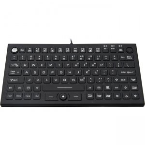 DSI KB-JH-IKB850BL Industrial Silicone Compact Keyboard With Mouse Pointer JH-IKB850BL