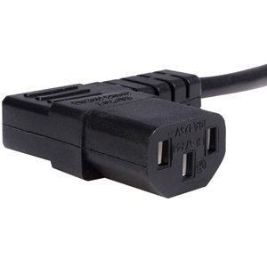 StarTech.com PXT101L10 Right Angle Standard Computer Power Cord