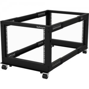 StarTech.com 4POSTRACK8U 8U Open Frame Rack - 4 Post - Adjustable Depth