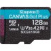 Kingston SDCG3/128GBSP Canvas Go! Plus microSD Memory Card